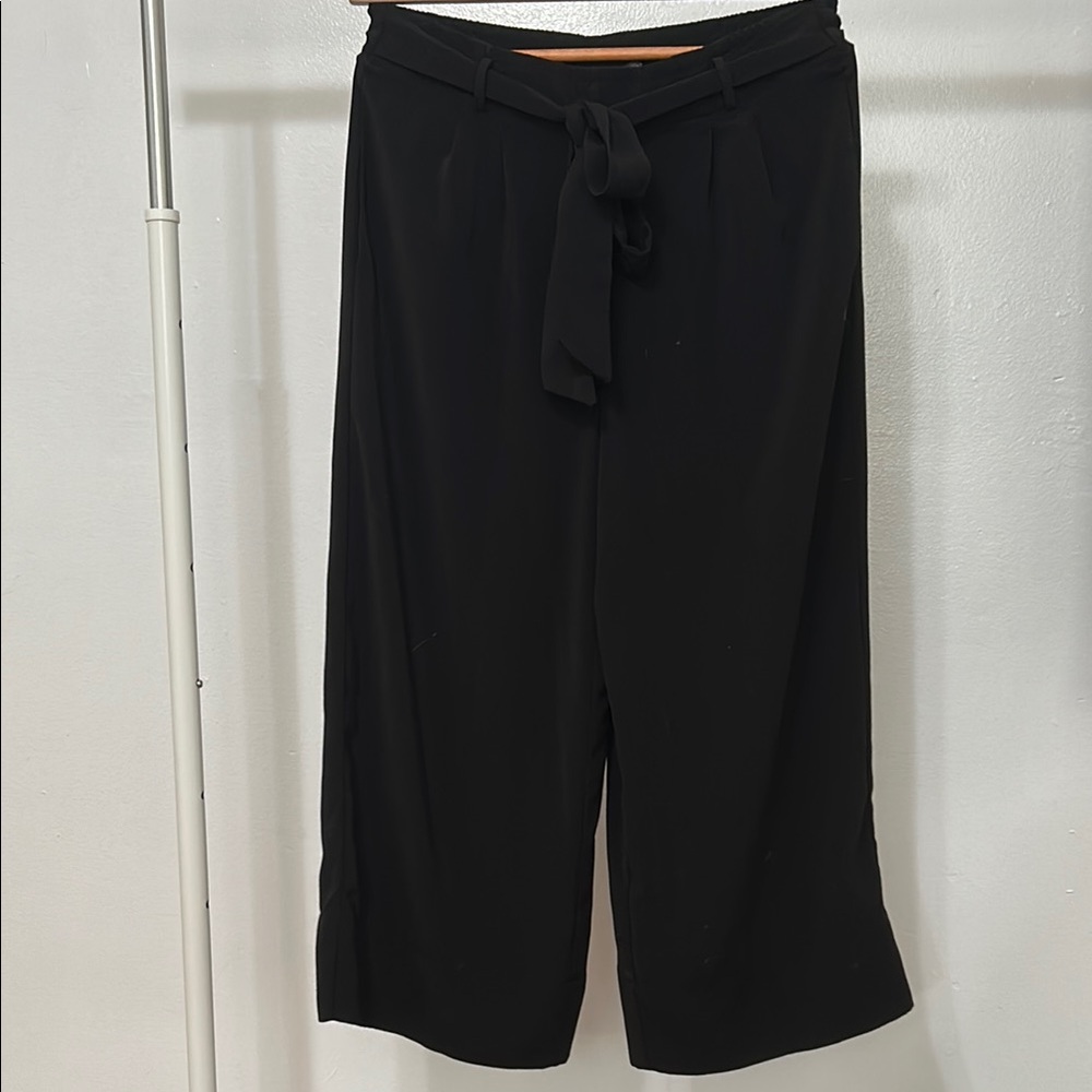 Black Zara Wide Leg Culottes